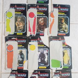 10 Vintage POTF Last 17 Card Backs (Each One Is Cut)