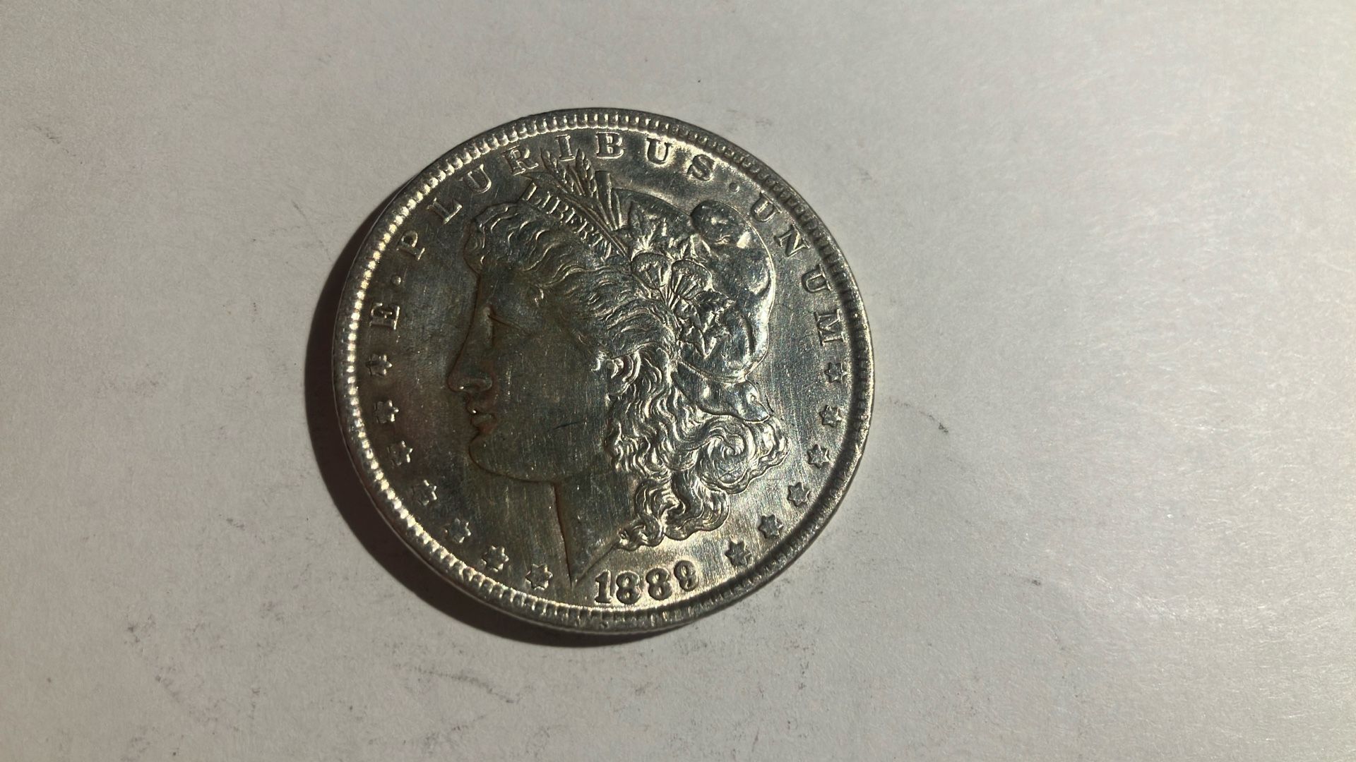 1889 Morgan Silver Coin Dollar