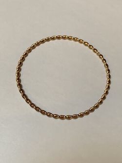 Yellow Gold Bangle Bracelet