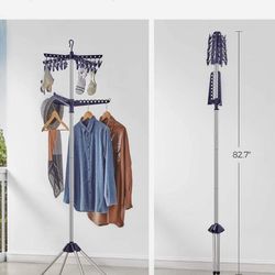 2-Tier Folding Clothes Laundry Drying Rack