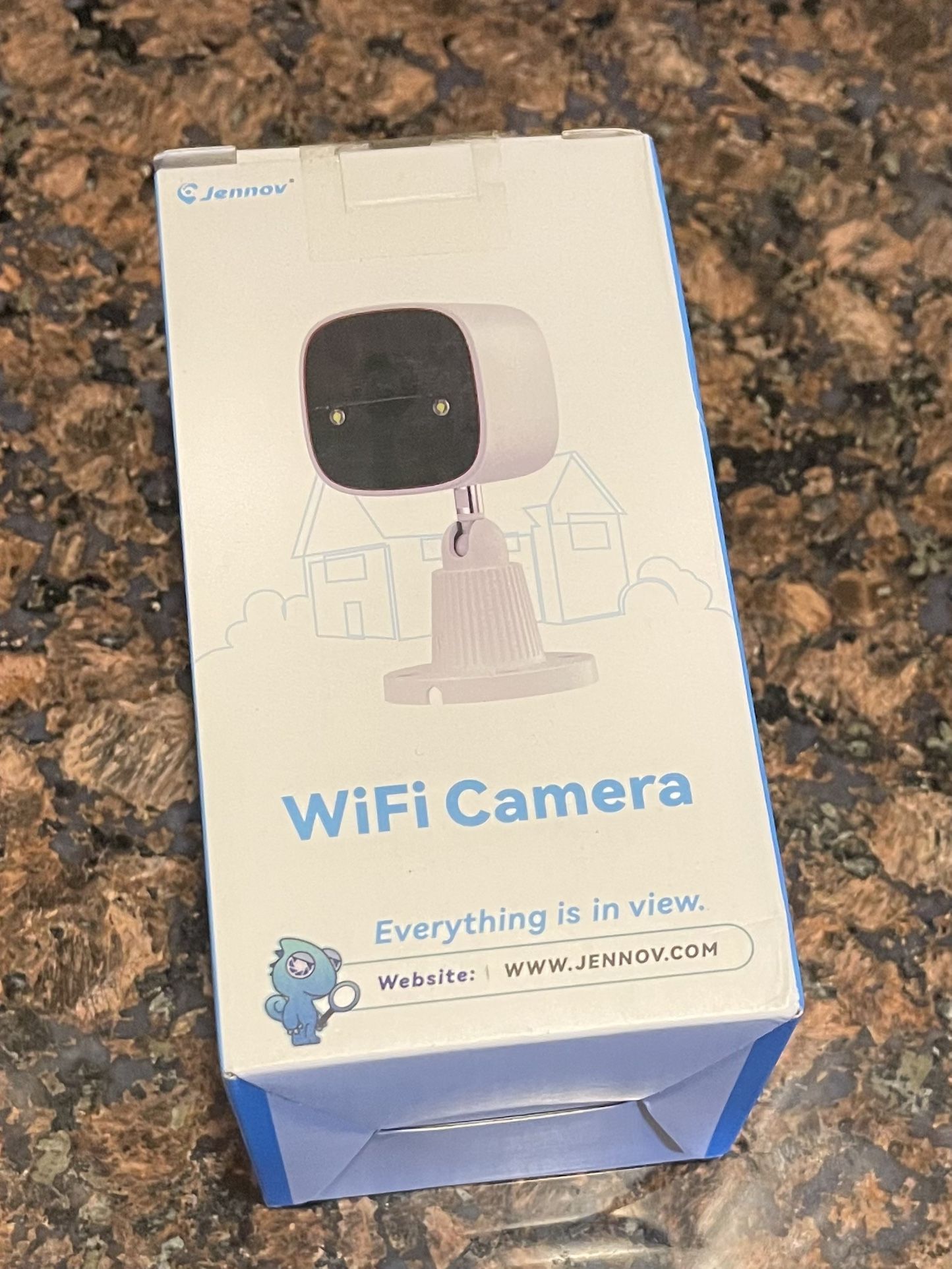 Indoor/outdoor security Camera With Night Vision, Human Recognition And Many More Options!