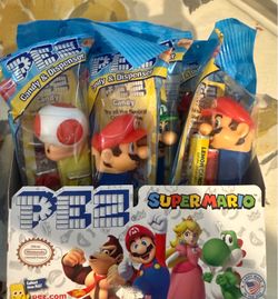 Super Mario PeZ candy