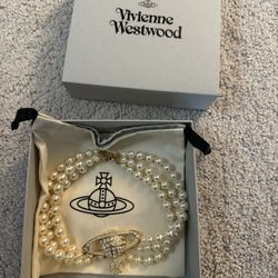 Vivienne Westwood Faux Pearl Three-layer Choker