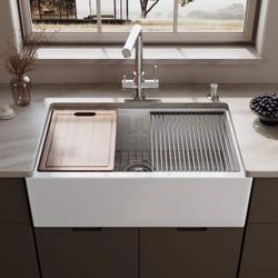 33 inch horow farmhouse sink brand new
