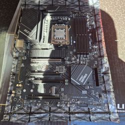 Msi Pro B650-P Wifi Motherboard w/ AMD Ryzen 9 7950X3D Cpu
