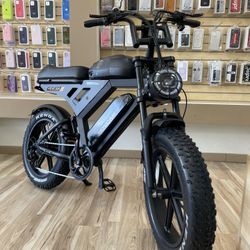 Double Battery Dual Powered Movcan Ebike 120miles! Brand New Finance It Today No Credit Needed! $10 To $99 Down To Take It Home! Best Ebike Deals!