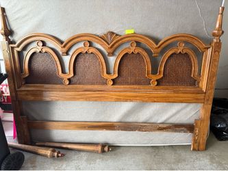 King Size Bed and Headboard