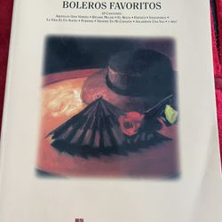 Romance Boleros Favorites Sheet Music Piano, Vocal,Guitar Songbook 48 Songs