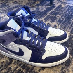 Air Jordan 1 Mid “Sky J Purple” – Size 10.5 – Worn Once – Excellent Condition