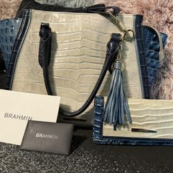 Brahmin Priscilla Satchel & wallet 