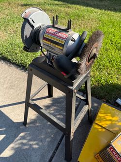 Craftsman Professional 8-in Bench Grinder with Stand