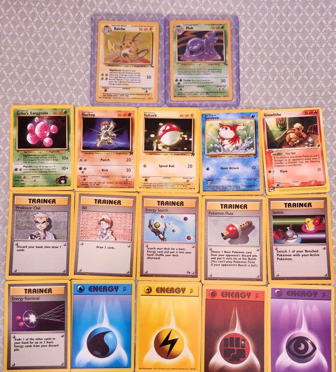 Vintage Pokemon Cards 