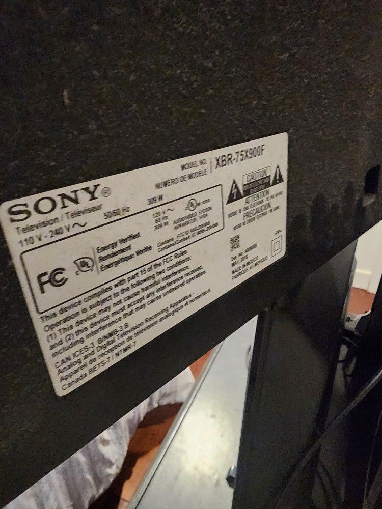 SONY 75" 