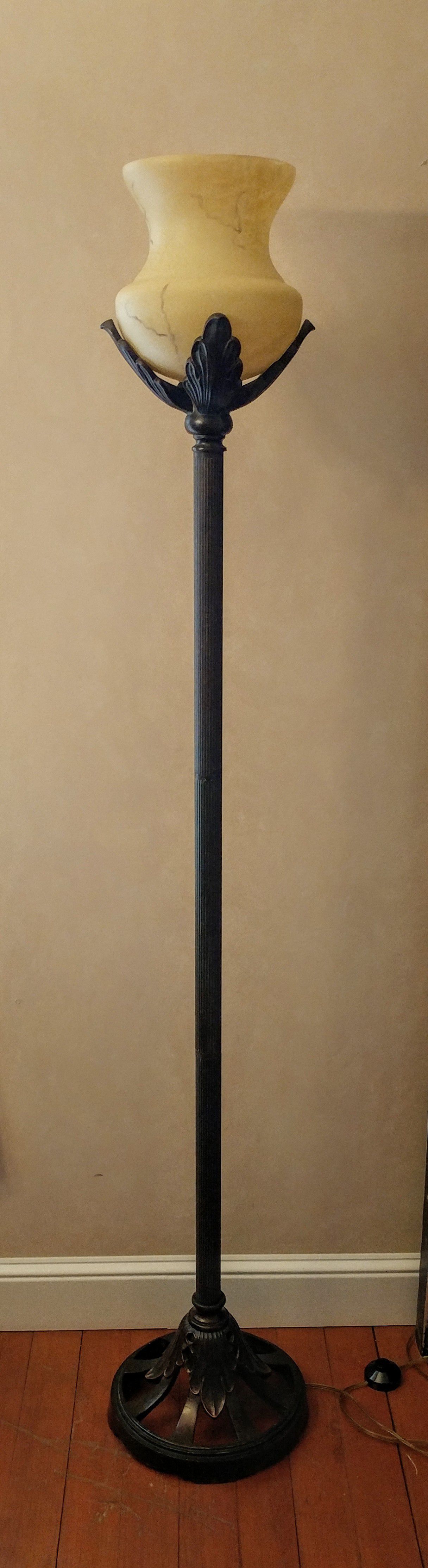 Torchiere Style Floor Lamp