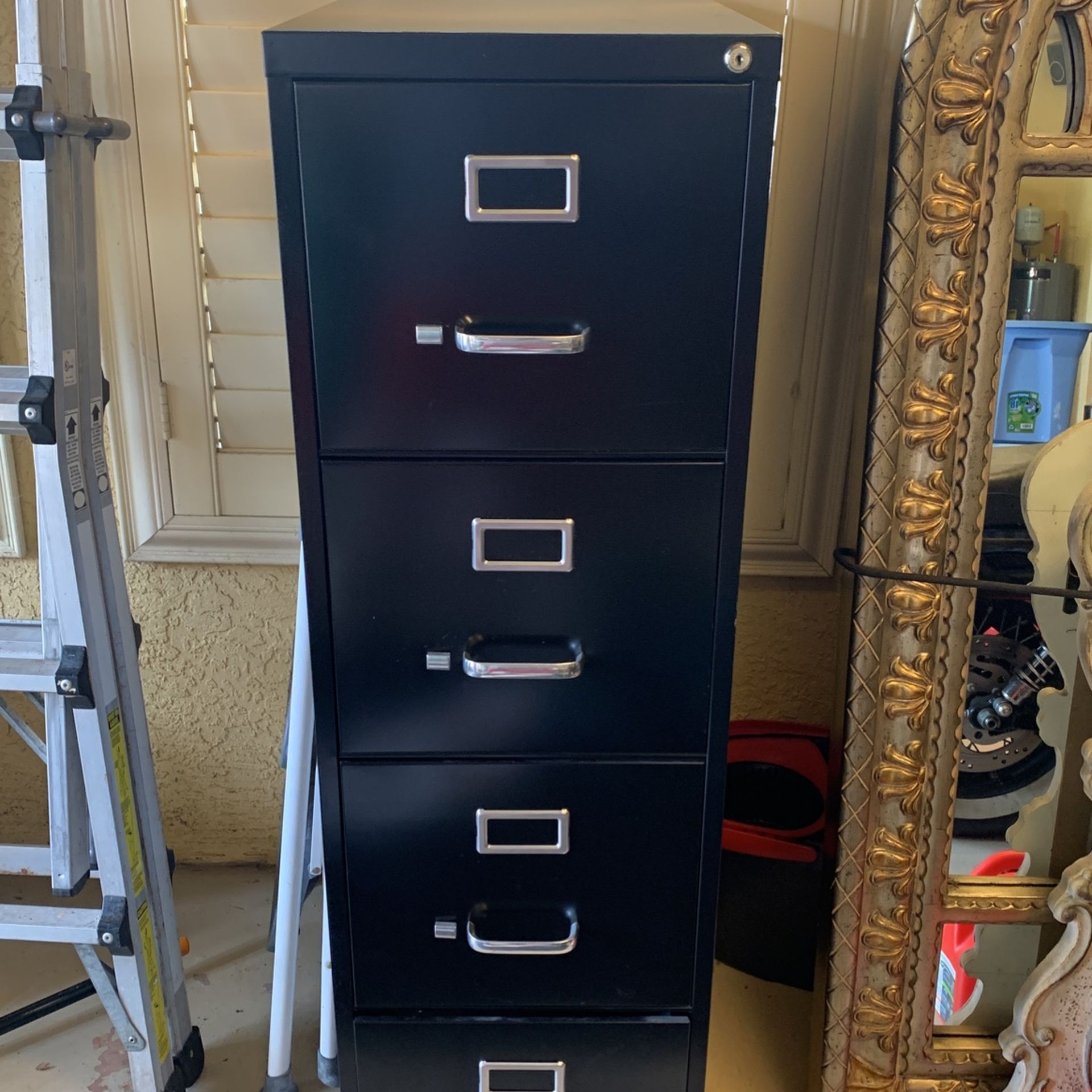 Four Drawer File Cabinet