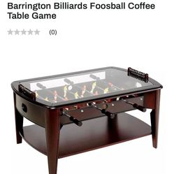Barrington Billiards Foosball Coffee Table Game 