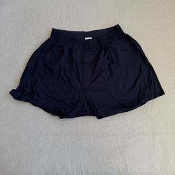 NEW*👉🏻1 x Uniqlo Men’s M (30-33”) Broadcloth Woven Trunks Boxer Shorts 100% Cotton Blue (Silver Lake)