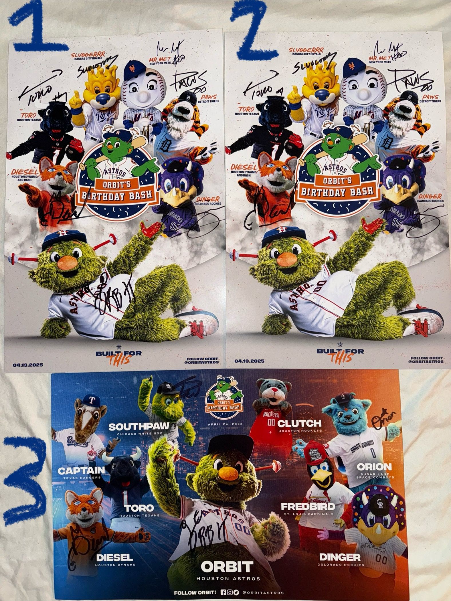 Houston Astros Orbits Birthday Bash