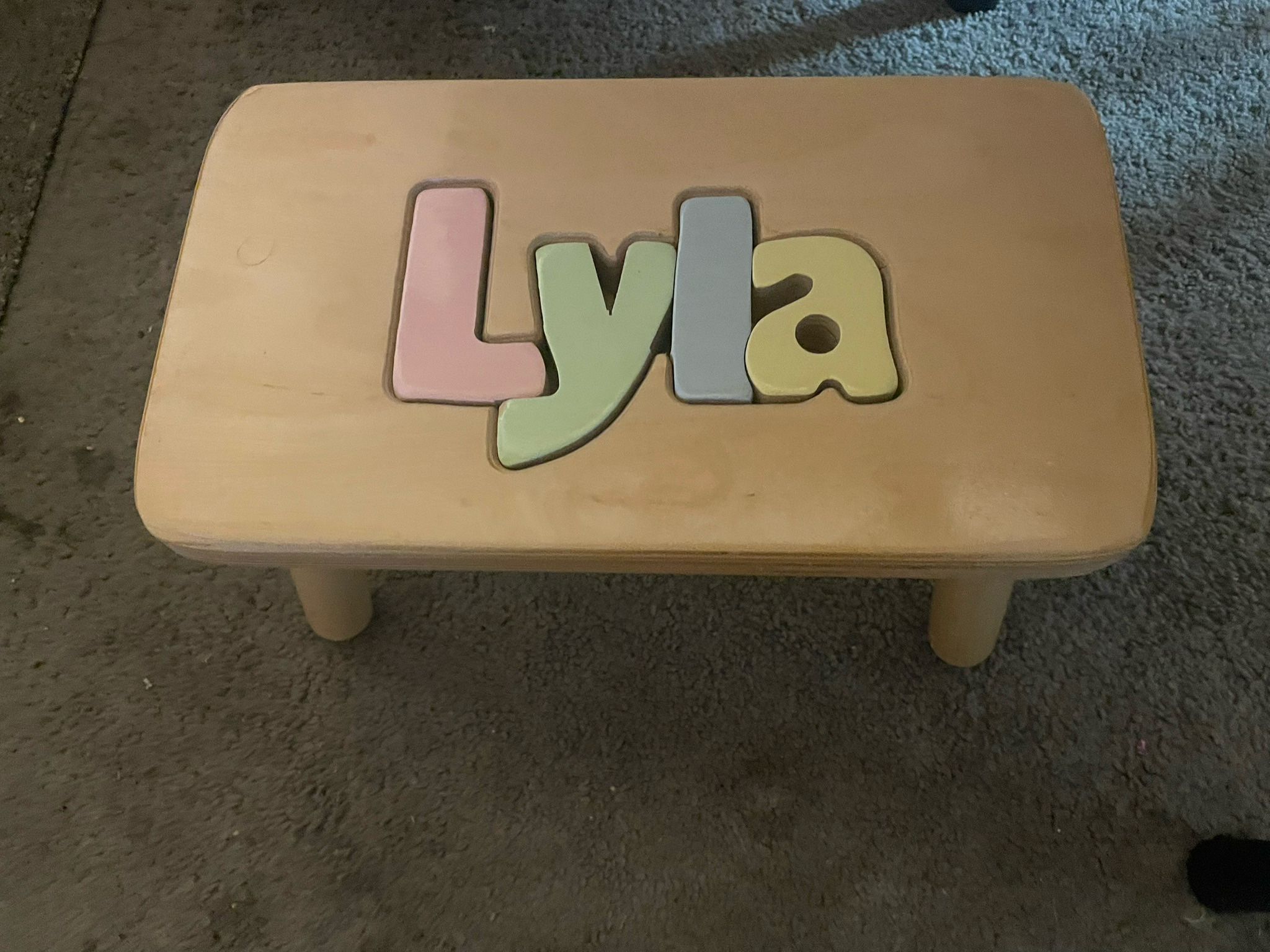 Kids Puzzle Stool- Lyla