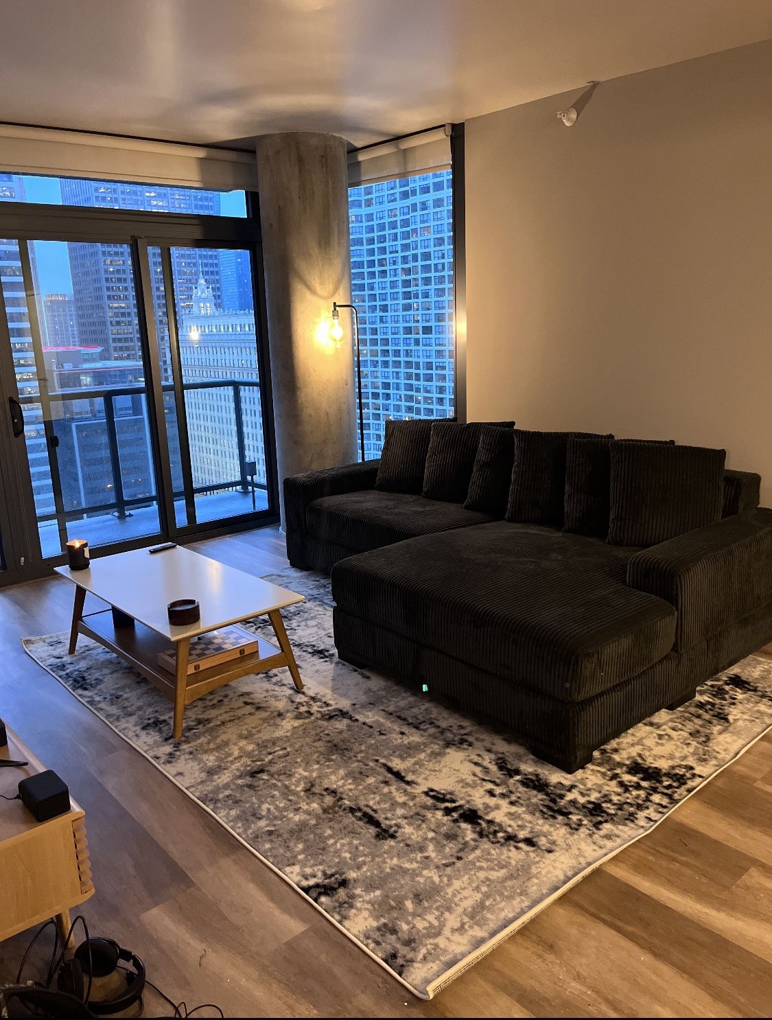 Luxe 108” Wide Right Hand facing Sofa & Chaise