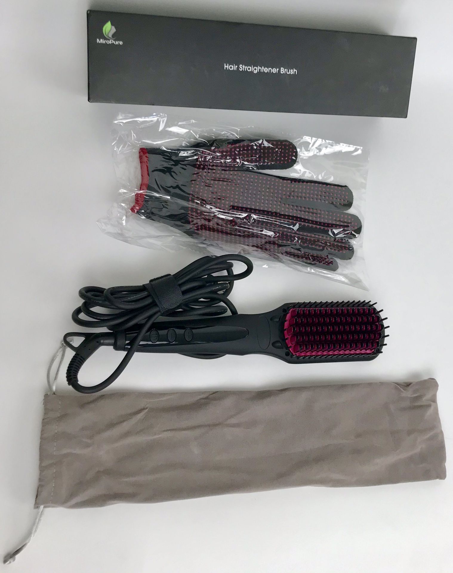 New Enhanced Hair Straightener Brush by MiroPure Ionic Straightening Brush (Tarpon Springs)
