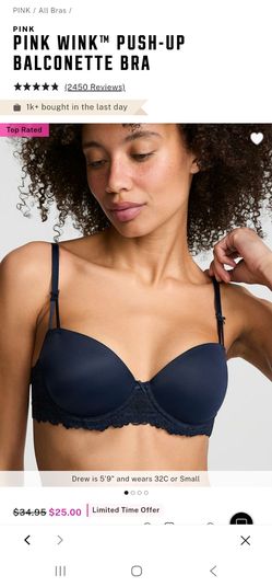 Victoria Secret Balconette Pink Wink push up bras $15 each