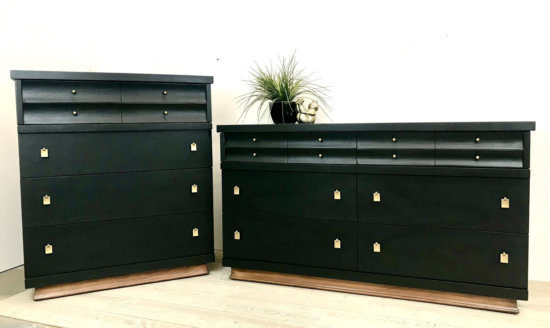 Refinished MCM Dresser Set