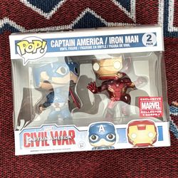 Funko Captain America Vs Iron Man Civil War 2 Pack