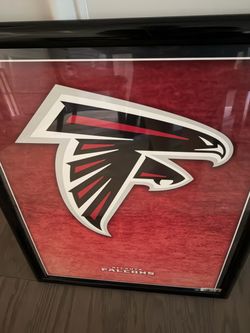 Atlanta Falcons or Braves Framed Logo Poster