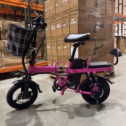 Folding electric bicycle
