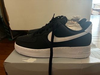 Brand New Nike Air Force 1 Low '07 - Black/White - Size 8Mens/9W