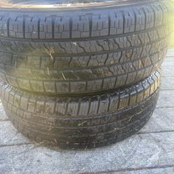 2 used 235/65R16C tires in amazing condition  tires are different brands