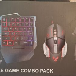 Gaming Keyboard/ 4 In 1 Combo Pack