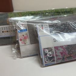 Set of 3 Diamond Painting Kits - New and Sealed