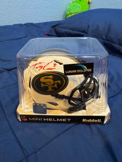 Trey Lance Signed 49ers Mini Helmet