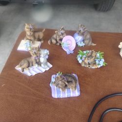 Hamilton Yorkie Collection Numbered Figurines 
