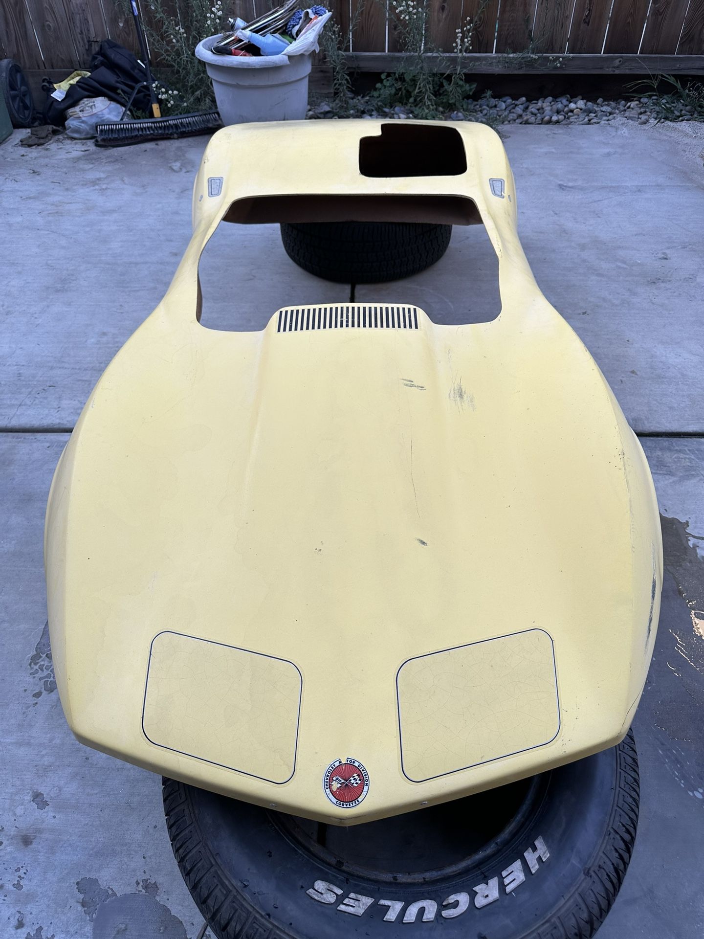Stingray Corvette GoKart Body 70s Hot Rod Old School