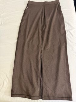 Vuori Column Skirt - Brown