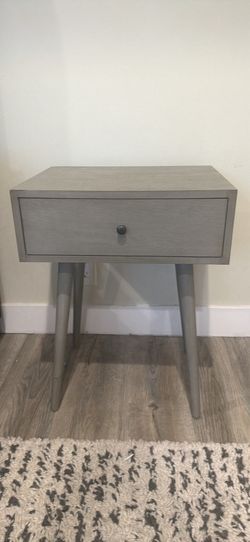 Gray nightstands - set of two