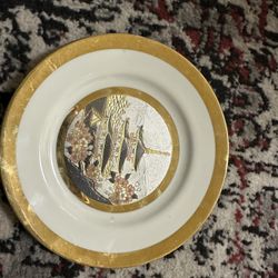Gold Edge Plate