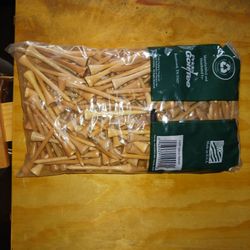 Club champ Pro strength 100th Hardwood  bag of 200 golf tees  2 3/4