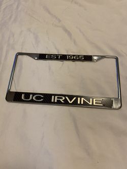 UC IRVINE License Plate Frame