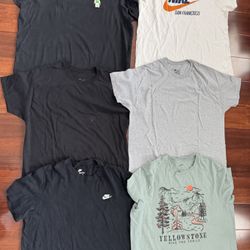 6 Men’s Size XL T-Shirts LEGO x adidas T-Shirt & 2 nike T-Shirt & 1 goodfellow t-shirt & 2 hanes t-shirts in good condition (cash & pick up only) 