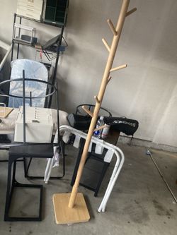 Bamboo Coat Rack 
