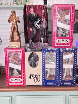 Vintage Elvis decanters