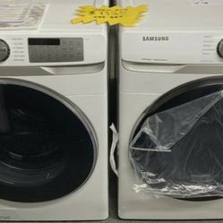 Same Day Delivery, Samsung Front Loading Washer & Dryer Set