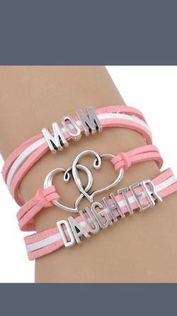Mother/daughter infinity bracelets