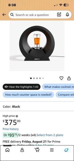 Cocktails maker machine