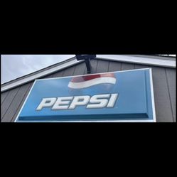 Pepsi store front sign 6ft by 30 in