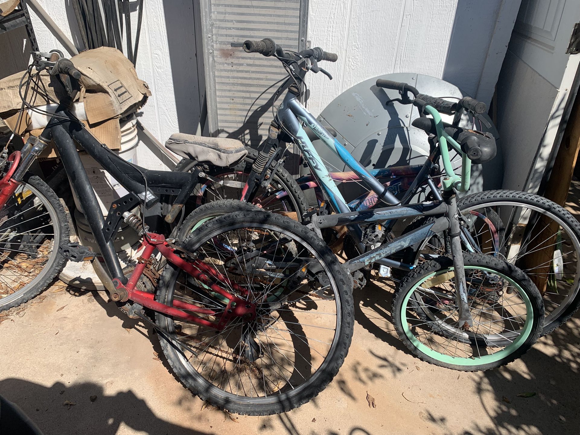 Mountain Bikes & Kids Bicycles For Project Fixing For Sale